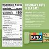 KIND Savory Nut Bars, Rosemary Nuts & Sea Salt, Good Source of Fiber, Gluten Free, Low Sugar, 6g Protein, 6 Count view 2
