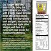 Old Trapper Teriyaki Snack Sticks, 17-Ounce Resealable Bag, Natural Wood Smoked Meat Sticks, 9 Grams of Protein and 150 Calories per Ounce (Pack of One) view 2