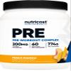 Nutricost Pre-Workout Complex Powder (60 Servings, Peach Mango) - Pre-Workout Supplement with Beta-Alanine, Taurine & Amino Acids view 1