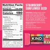 KIND Seeds Fruit & Nuts Snack Bar, Strawberry Sunflower Seed | 5g Protein, High Fiber, Gluten Free Bars, 1.4 OZ, 6 Count view 2