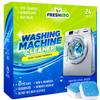 Freshero Washing Machine Cleaner Tablets 25 Pack for Front Load, Top Load & HE Washers, Removes Odors, Grime, & Limescale, Deep cleans the inner drum, pump, valve & hoses - Septic Safe, 1 Year Supply view 1