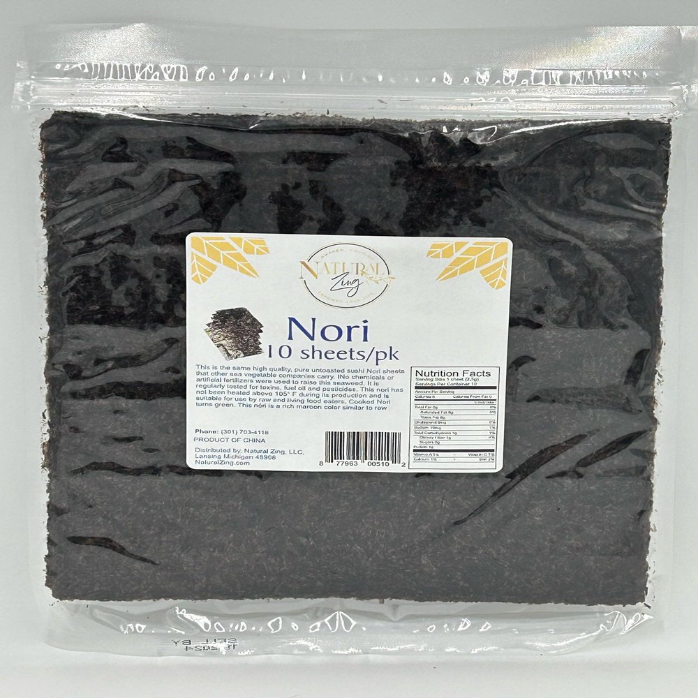 Nori (Raw, Premium) 10 Sheets Pack