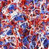 Colorful Mix of Crinkle Paper for Birthdays, Gift Bags or Easter Baskets (USA Mix, 1 Pound) view 1