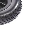 2PCS 7 Inch Manual Wheelchair Front Wheel, Black Solid Tire, Wheelchair Wheel Replacement, Black view 4