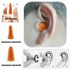 60 Pairs Ear Plugs for Sleeping, Targeal Noise Cancelling Ear Plugs - 33 dB Highest NRR Soft Foam Ear Plugs Protection Earbuds for Snore, Concerts, Musician, Shooting, Travel, Study, Adults (bag-xhyk) view 3