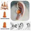 60 Pairs Ear Plugs for Sleeping, Targeal Noise Cancelling Ear Plugs - 33 dB Highest NRR Soft Foam Ear Plugs Protection Earbuds for Snore, Concerts, Musician, Shooting, Travel, Study, Adults (bag-dhyk) view 3