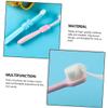Anneome 3pcs Boys and Girls Toothbrushes Soft Bristles Cartoon Design for Ages Safe Material Ergonomic Grip for Easy Handling for Cleaning Elephant view 3