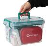 Afromy Portable Medicine Cabinet with Plastic Handle, Multipurpose Medical Box, Empty First Aid Kit for Home view 4