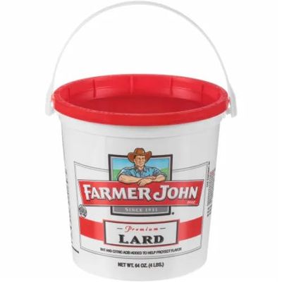Farmer John Manteca (Lard) 64 oz buckets (Pack of 2)