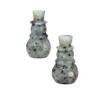 1pc Snowman Statue Natural Stone Carved Figurine Home Decoration Crafts Ornaments,Lotus Jasper view 1