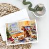 Caroline's Treasures DAC3846GCA7P Lakeland Terrier Christmas Cookies Greeting Cards Pack of 8 Blank Cards with Envelopes Whimsical A7 Size 5x7 Blank Note Cards view 2