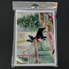 Caroline's Treasures DAC3745GCA7P Boston Terrier Christmas Cookies Greeting Cards Pack of 8 Blank Cards with Envelopes Whimsical A7 Size 5x7 Blank Note Cards view 3