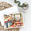 Caroline's Treasures DAC3707GCA7P Airedale Terrier Christmas Cookies Greeting Cards Pack of 8 Blank Cards with Envelopes Whimsical A7 Size 5x7 Blank Note Cards view 2