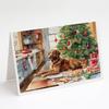 Caroline's Treasures DAC3765GCA7P Chesapeake Bay Retriever Christmas Cookies Greeting Cards Pack of 8 Blank Cards with Envelopes Whimsical A7 Size 5x7 Blank Note Cards view 1
