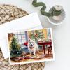 Caroline's Treasures DAC3716GCA7P American Eskimo Christmas Cookies Greeting Cards Pack of 8 Blank Cards with Envelopes Whimsical A7 Size 5x7 Blank Note Cards view 2