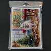 Caroline's Treasures DAC3716GCA7P American Eskimo Christmas Cookies Greeting Cards Pack of 8 Blank Cards with Envelopes Whimsical A7 Size 5x7 Blank Note Cards view 3