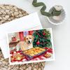 Caroline's Treasures DAC3843GCA7P Labrador Retriever Christmas Cookies Greeting Cards Pack of 8 Blank Cards with Envelopes Whimsical A7 Size 5x7 Blank Note Cards view 2