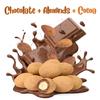 Dark Chocolate Cocoa Dusted Almonds by It's Delish, 44 OZ Jumbo Container | Bulk Choc Covered Almond Candy Snack | Healthy Snacks, Keto, Vegan, Dairy Free, Kosher view 2