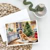 Caroline's Treasures DAC3802GCA7P Golden Retriever Christmas Cookies Greeting Cards Pack of 8 Blank Cards with Envelopes Whimsical A7 Size 5x7 Blank Note Cards view 2