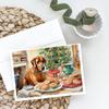 Caroline's Treasures DAC3875GCA7P Rhodesian Ridgeback Christmas Cookies Greeting Cards Pack of 8 Blank Cards with Envelopes Whimsical A7 Size 5x7 Blank Note Cards view 2