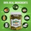 Jersey Pickles - Sweet Horseradish Chips (Half Gallon) - Fresh, Keto-Friendly, and Perfect for Snacks, Sandwiches, or Salads  The perfect Pickle Jars Cornichon for Families or Gatherings view 3