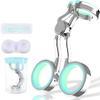 iGeyzoe Contact Lens Wearing Aids, Portable Contact Lens Eyelid Stretcher, Color Contact Lens Wearing Tool with Insert or Remove Tool/Tweeers/Contact Lens Case (Green) view 1