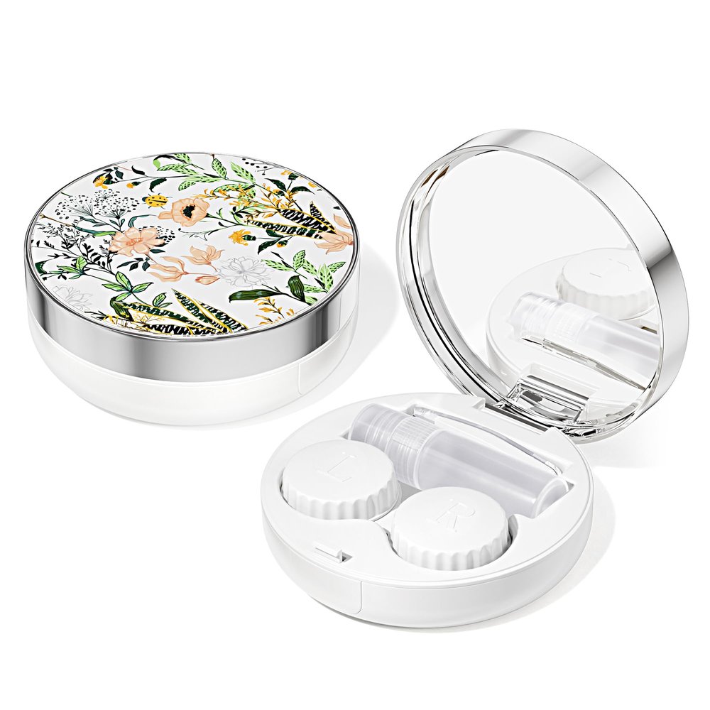 Lishae Contact Lens Case, Travel Contact Lens Cases Cute Contact Case and Solution Perfect for Daily Travel Outdoor