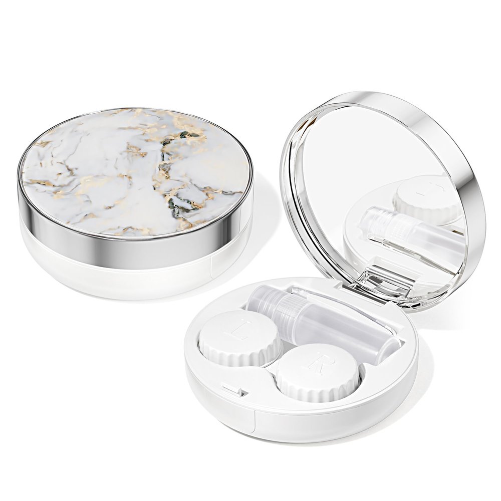 Lishae Contact Lens Case/Contact Case, Travel Contact Lens Case Cute Contact Case and Solution Perfect for Daily Travel Outdoor