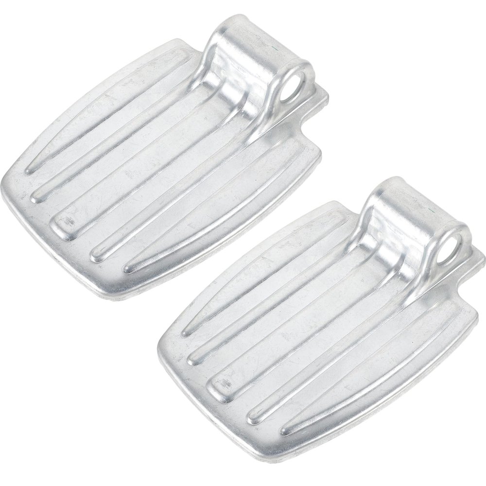 WOFASHPURET Universal Wheelchair Footrest Replacement 7.48 Inch Lightweight Metal Foot Pedal Durable Wheelchair Leg Rest Part for Enhanced Mobility and Travel Convenience