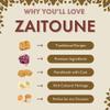Zaitoune Premium Mini Mixed Cookies - 9 oz | Bite-Sized Date Maamoul, Barazek & Ghraybeh Cookie Mix | Handcrafted in Turkey | Beautiful Reusable Gift Tin | Perfect with Tea | Great Sharing Present view 2