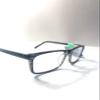 Foster Grant reading glasses, Clark, charcoal, color, rectangular, mens, flexible hinge temples +1.50, Gray view 3