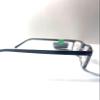 Foster Grant reading glasses, Clark, charcoal, color, rectangular, mens, flexible hinge temples +1.50, Gray view 4