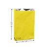 100 Pcs Aluminum Foil Hamburger Sleeves,Aluminum Foil Hot Dog Bags,Grease Resistant Serving Snack Bags For hot dogs, hamburgers, sandwiches, bagels (Yellow) view 4