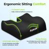 AUVON Anti-Slip Wheelchair Cushions with Front High Rear Low & Hump Design, Ergonomic Seat Cushion to Optimize Sitting Posture, Chair Cushions Relieve Sciatica, Back, Pressure Sore & Ulcer Pain view 3