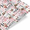 FnprtMo Wrapping Paper Set White Custom Wrapping Paper with Logo Birthday Wrapping Paper Bear Christma Wrapping Paper Kid view 4