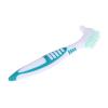 Libcflcc Denture Double Side Denture Toothbrush Ergonomics Handle Plastic Multi Layered Bristles False Teeth Oral Care Brush for Home Use Denture Oral Care view 1