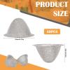 40 Pieces 3/4 Inch Bowl Screens Filters, Stainless Steel Mesh Clean Screens with Tapered Design Screens Mini Metal Filters Reusable Filters Self-Adjustable Size Filter view 4