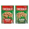 Emerald Nuts Combo (Variety Pack) Featuring Jalapeno Seasoned Cashews & Sriracha Seasoned Cashews | 5 Oz Resealable Bags | Kosher Certified, Non-GMO, Contains No Artificial Preservatives or Synthetic Colors view 1