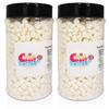 Sarah's Candy Factory Variety Dehydrated Marshmallow Bits, Vanilla Marshmallows in Jar, Assorted Marshmallows in Jar (Vanilla-Vanilla) 2 PACK (4 UNITS) view 2