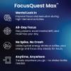 FocusQuest Max Focus Supplement with Extended Release Caffeine and L-Theanine, Nootropic Supplement for Energy and Productivity - Vegan, Gluten-Free for Professionals, Students, Busy Moms and Fitness view 4