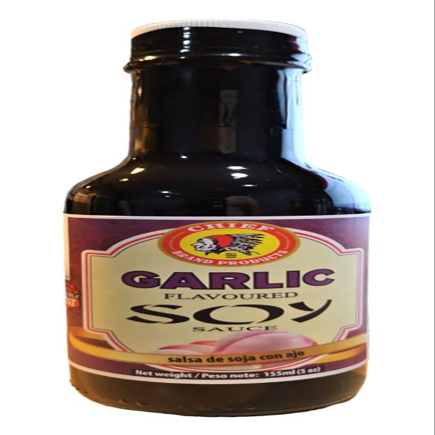Garlic Flavored Soy 5 oz - Salsa de Soja con Ajo 5 oz