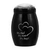 IMIKEYA 1pc Mini Family Cinerary Urn Portable Ash Container for Pet Loved Sealed Memorial Casket Elegant Design Bone Ash Holder view 1