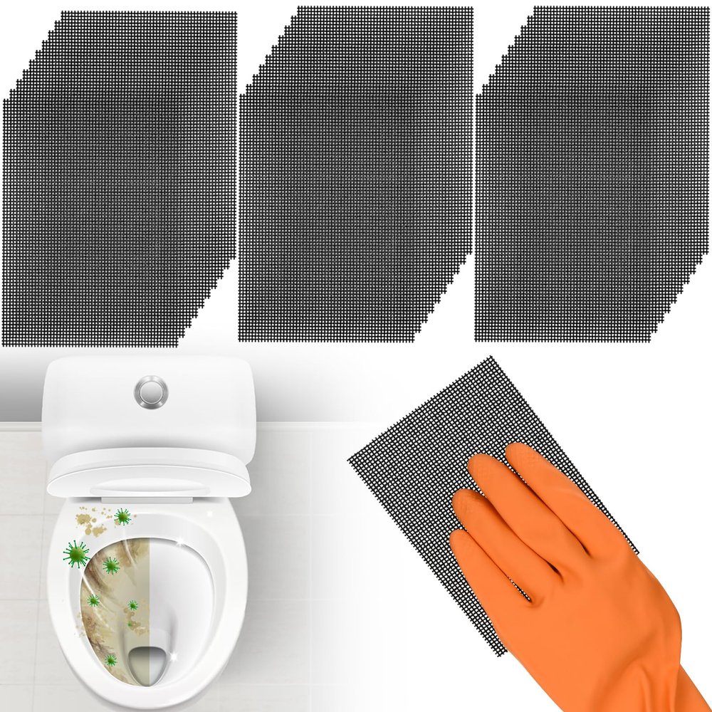 Yncotte Toilet Cleaner Hard Water, 2024 Newly Upgraded Toilet Cleaning Screens Hard Water Remove Pads for Stain Calcium Deposits Scrubber(30PCS)