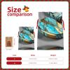 ZISHAK Turquoise Marble Burlap Drawstring Gift Bag  Ideal Christmas Gift Bag For Delicate Presents view 4