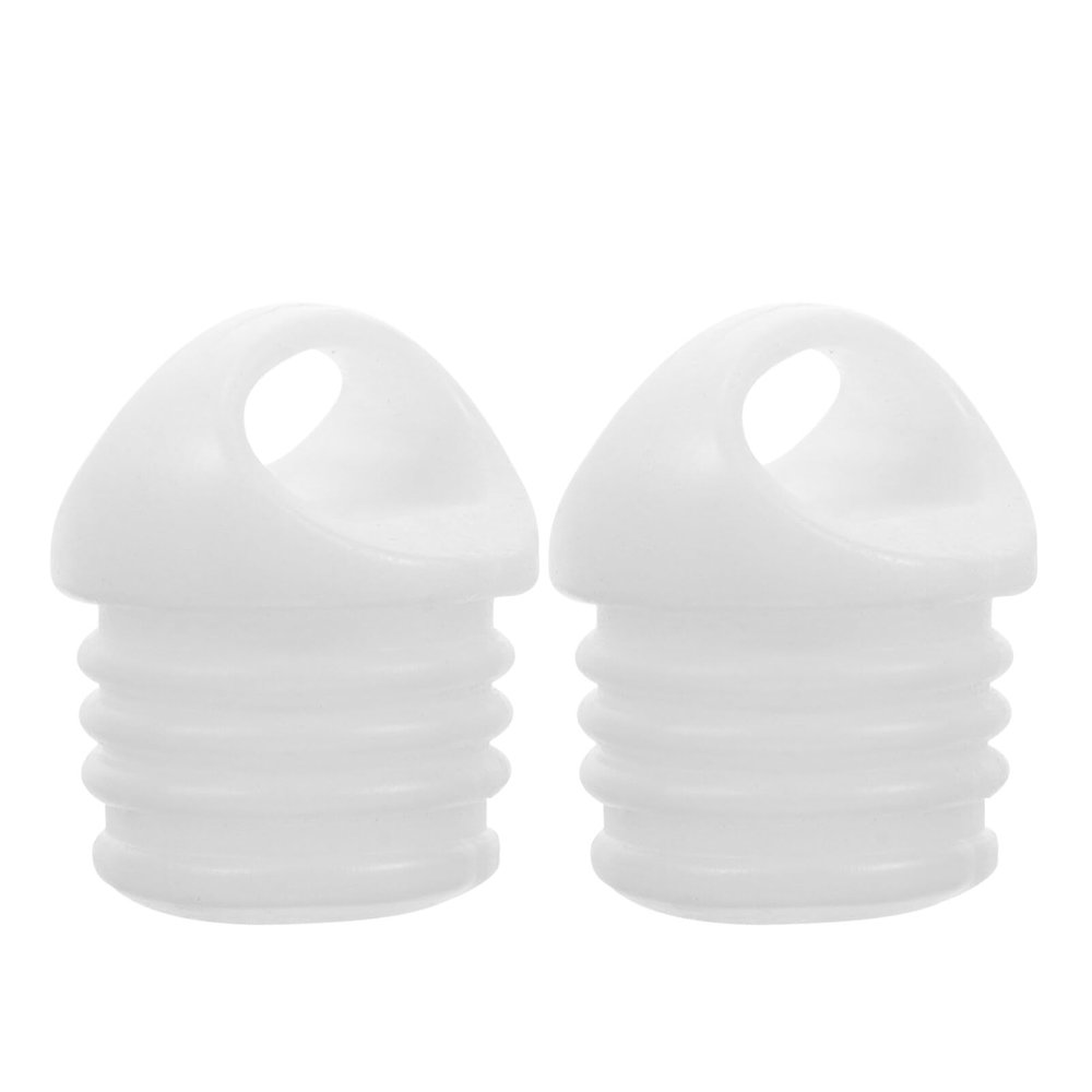 Mop Bucket Plugs 2pcs Flat Spins Mop Bucket, Drain Plug Replacement Stopper Water Tub Round Tubing End Cap Holes Cover Plugs with Pull Ring for Bathtub Kitchen Bathroom