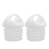 Mop Bucket Plugs 2pcs Flat Spins Mop Bucket, Drain Plug Replacement Stopper Water Tub Round Tubing End Cap Holes Cover Plugs with Pull Ring for Bathtub Kitchen Bathroom view 1