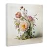 Spring Floral Bouquet Cottage, 17 x 17 Inch Canvas Wall Art view 3