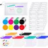 30 pcs Pill Pouch Bags, CNYMANY Zippered Reusable Medicine Bags with Slide Lock Travel Medicine Organizers Pill Baggies, with Weekly Sticker, Write-on Labels, Storage Bag view 1