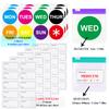 30 pcs Pill Pouch Bags, CNYMANY Zippered Reusable Medicine Bags with Slide Lock Travel Medicine Organizers Pill Baggies, with Weekly Sticker, Write-on Labels, Storage Bag view 3