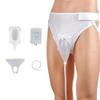 Wearable Female External Catheter for Women - Medical Grade Silicone Urine Collection System with Device & Cotton Pants, Anti-Leak Overnight Incontinence Urinal for Bedridden & Post-Surgery Care view 1
